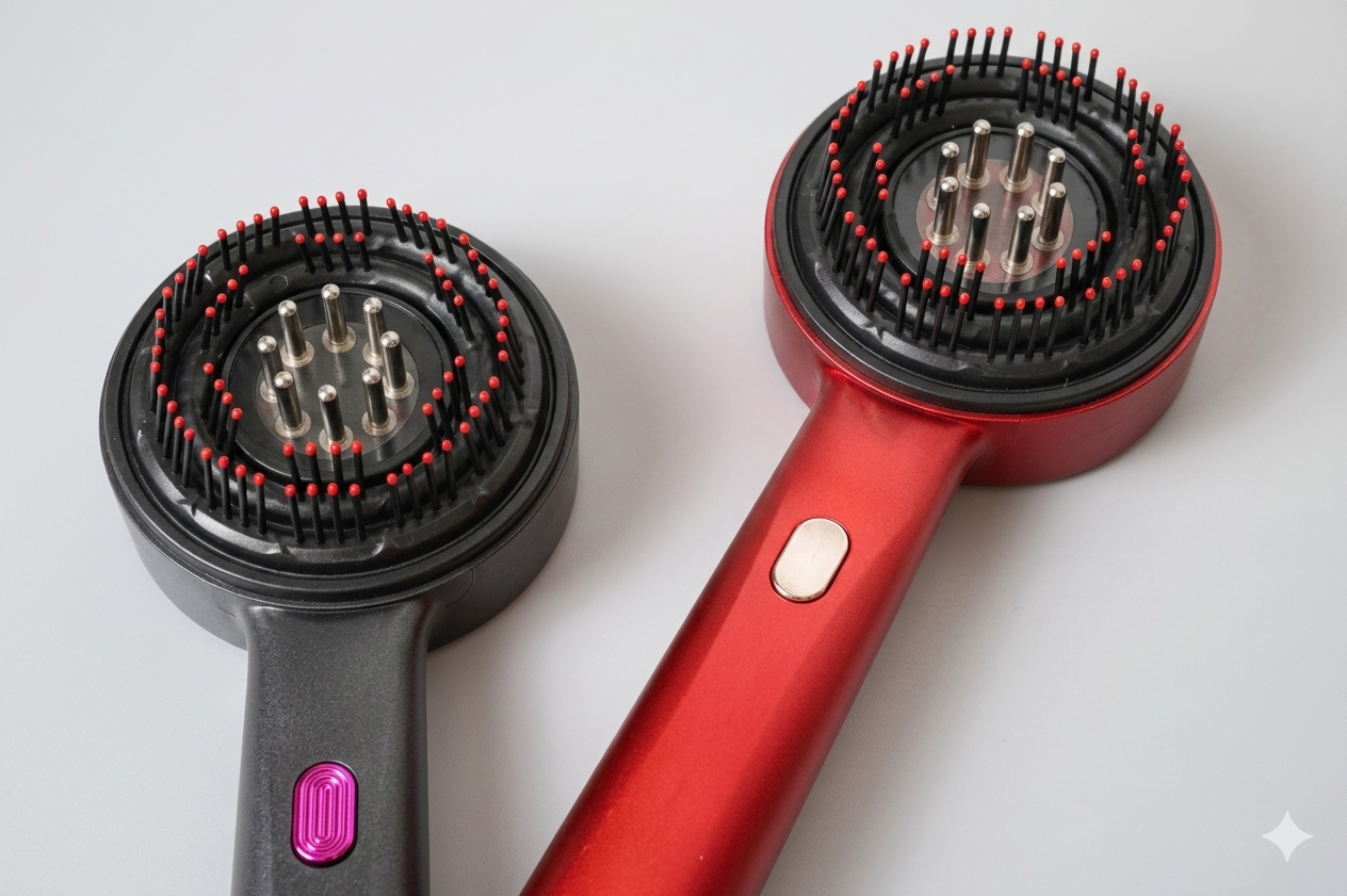 NovaDomusglow™ – Advanced Electric Ionic Scalp Massage Comb