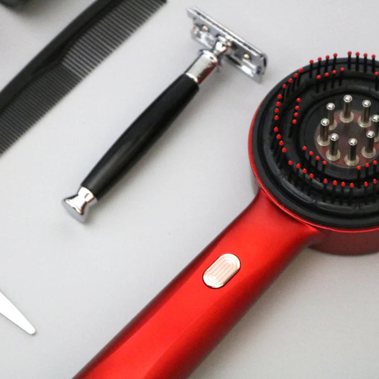 NovaDomusglow™ – Advanced Electric Ionic Scalp Massage Comb